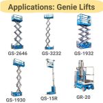 Control Box Gen 5 100840 100840GT for Genie GS-1530 GS-1930 GS-2032 GS-2046 GS-2632 GS-2646 GS-2668 GS-3232 GS-3246