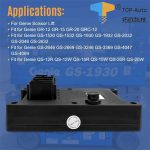 Professional Factory ECU 1256721 1256721GT Control Box Compatible for Genie 6 Scissor Lift GR-12 GR-20 GS- 1530 GS-1930
