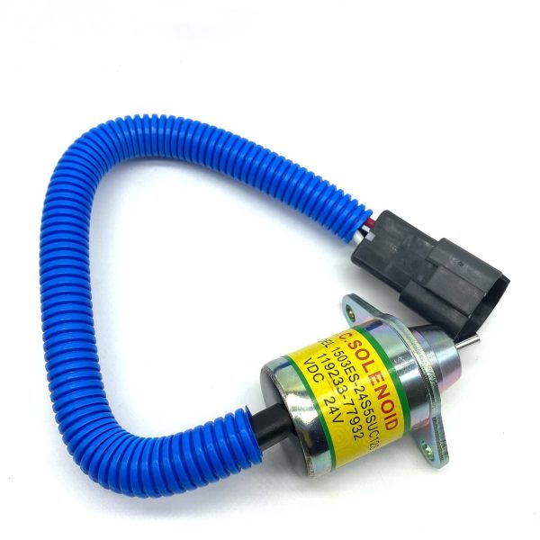 24V Fuel ShutOff Solenoid,1503ES-24S5SUC12S SA4269-24 240-22166 Fuel Pump Solenoid Valve