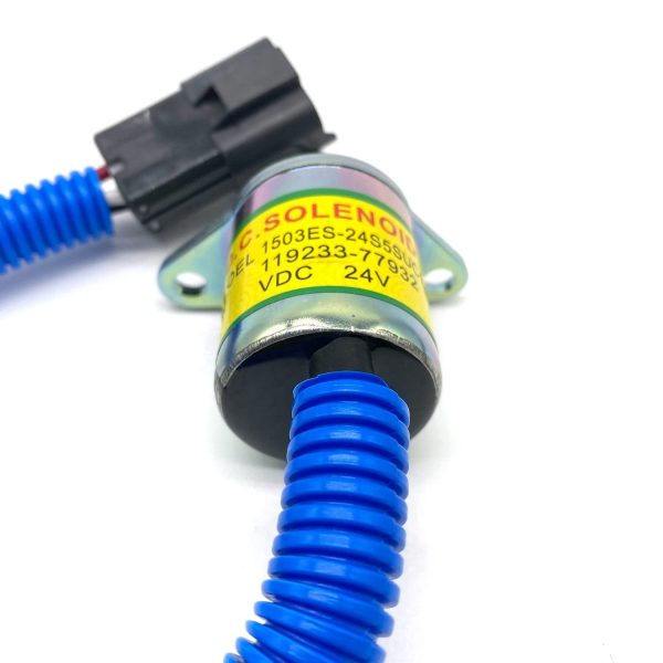 24V Fuel ShutOff Solenoid,1503ES-24S5SUC12S SA4269-24 240-22166 Fuel Pump Solenoid Valve