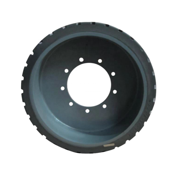 Aftermarket Z-30 Z-33 Z-34 Solid Tire and Wheel Assembly Rear 22x7x17 3/4 Genie Lift 94909 94909GT 9 Bolt Non Marking Tire