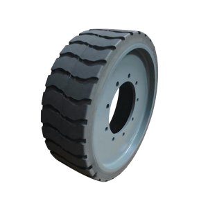 Aftermarket Z-30 Z-33 Z-34 Solid Tire and Wheel Assembly Rear 22x7x17 3/4 Genie Lift 94909 94909GT 9 Bolt Non Marking Tire